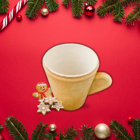 Edible Cup Set for Hot Beverages, White Chocolate